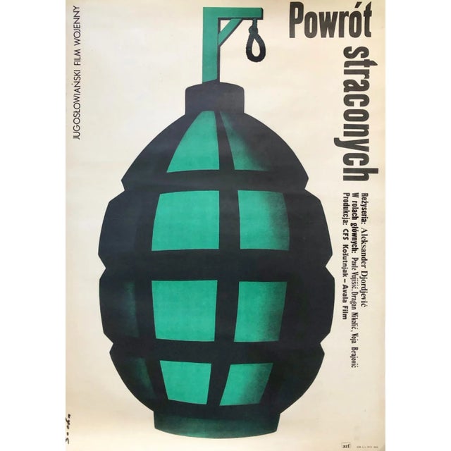 Polish Powrót straconych Film Poster by Romuald Socha, 1970s For Sale - Image 3 of 3