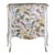 1950s Gustavian Style Commode in Antique White With Exotic Birds Design and Marble Top For Sale