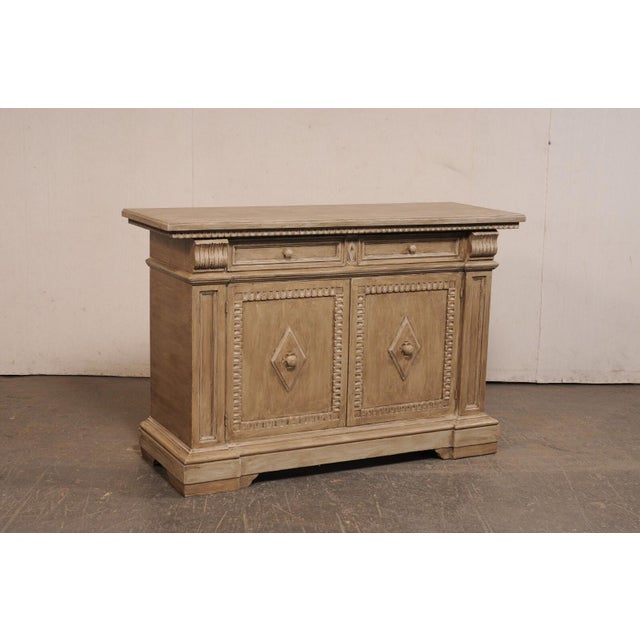 Vintage Italian Buffet/ Credenza With Ample Storage Drawers For Sale - Image 4 of 12