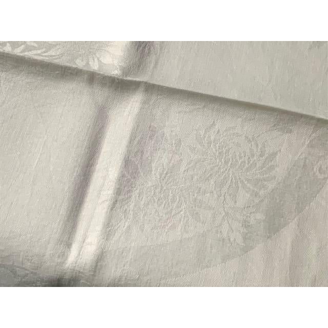 Textile Antique French Chrysanthemum Damask Linen Dinner Napkins, Monogrammed Rmr, Set of 6 | C. 1910 For Sale - Image 7 of 18