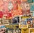 Mike Falcon, Large Mike Falcon Torn Paper Collage Painting Assemblage Pop Art Decollage For Sale - Image 12 of 18