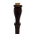 Traditional Vintage English Fluted Mahogany Floor Lamp With Shade For Sale - Image 3 of 3
