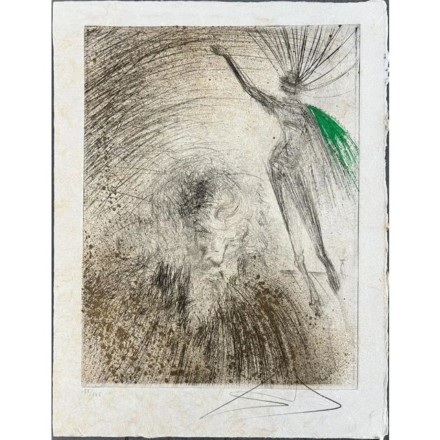 Salvador Dali, Old Faust, 1969, Etching, in Flawless conditions. Designed 1960 to 1969