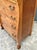 Wood Vintage Birds Eye Chest With Lions Paw Detail For Sale - Image 7 of 12