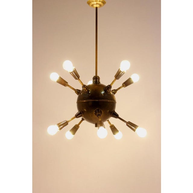 Vintage Sputnik Chandelier, 1960s For Sale - Image 16 of 17