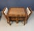 Bielecky Brothers Attributed to Billy Baldwin for Bielecky Brothers Rattan Game Table and Chairs, Set of 3 1970s For Sale - Image 4 of 18