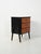 Small Scandinavian Black Lacquered Chest of Drawers, 1950s For Sale - Image 3 of 10