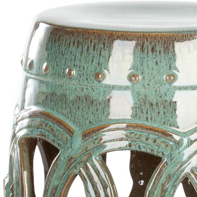 Indoors or out, this classic Chinese garden stool design lends a touch of Feng Shui . Inspired by the Asian linked coin...