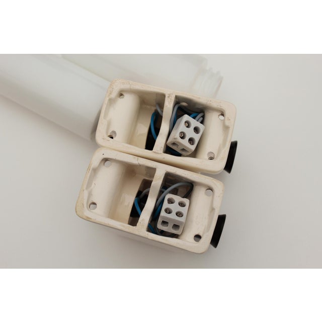Ceramic Bauhaus Wall Lights in Ceramic and Opal Glass, 1920s, Set of 2 For Sale - Image 7 of 18