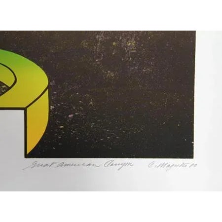 Artist: Charles Magistro Title: Great American Canyon Year: 1980 Medium: Serigraph, signed and numbered in pencil Edition:...