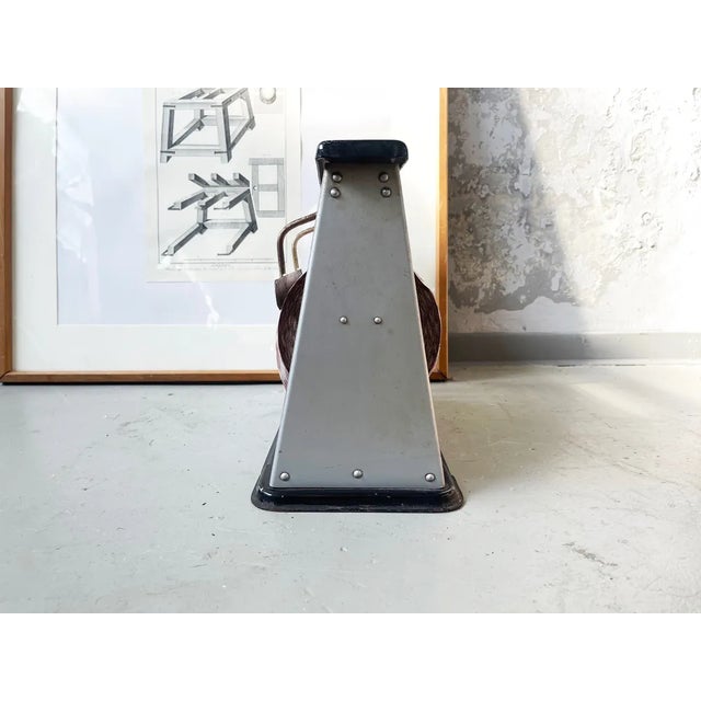 Gray Mid-Century Paper Roll Cutting Machine, 1950s For Sale - Image 8 of 10