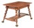 C. 1893 Mecklen Bros of Nyc Oak Library Table With Barley Twist Legs For Sale