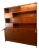 Vintage Teak Bookcase Cabinet with Bookcase, 1950s For Sale