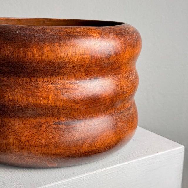 Wood Palmwood Vase by Carine Tontini, 1990s For Sale - Image 7 of 13