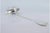 Plain Silver Soup Ladle with Grooves, in Very Good conditions. Designed before 1890 This piece has an attribution mark, I...
