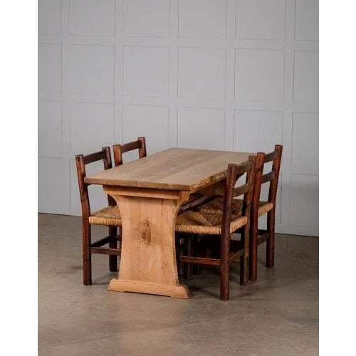 1940s Lovö Pine Table attributed to Nordiska Kompaniet, Sweden, 1940s For Sale - Image 5 of 10