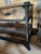 Industrial Black Iron and Reclaimed Wood Console For Sale - Image 4 of 11