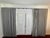 Contemporary Custom Blackout Drapery Panels With Nickel Hardware For Sale - Image 3 of 6