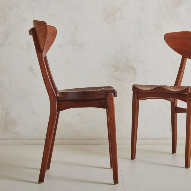 Mahogany Dining Chair by Richard Jensen & Kjærulff Rasmussen, Denmark For Sale - Image 10 of 11