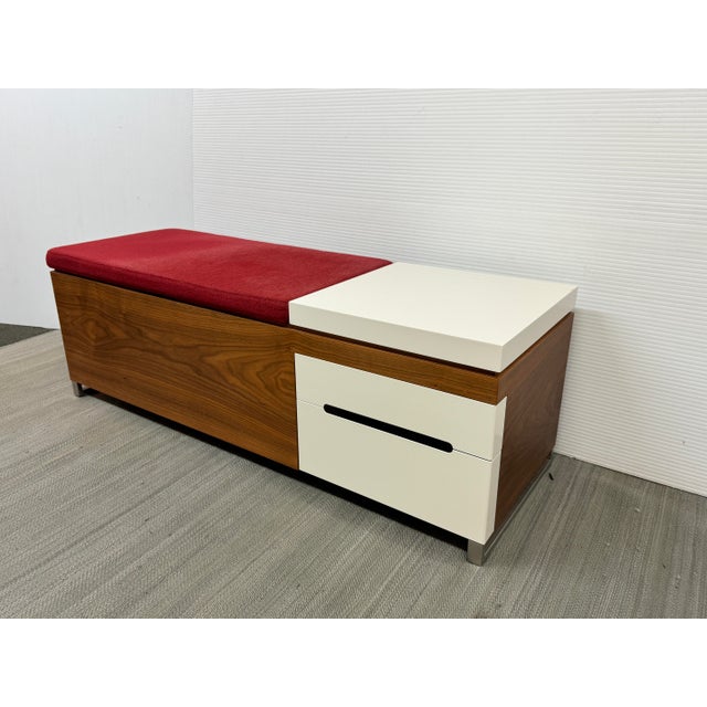 Wood Blu Dot for Herman Miller Cognita Storage Bench For Sale - Image 7 of 14