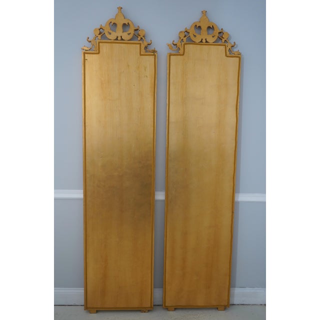 Pair French Style Gold Decorative Mirror Panels For Sale - Image 10 of 10