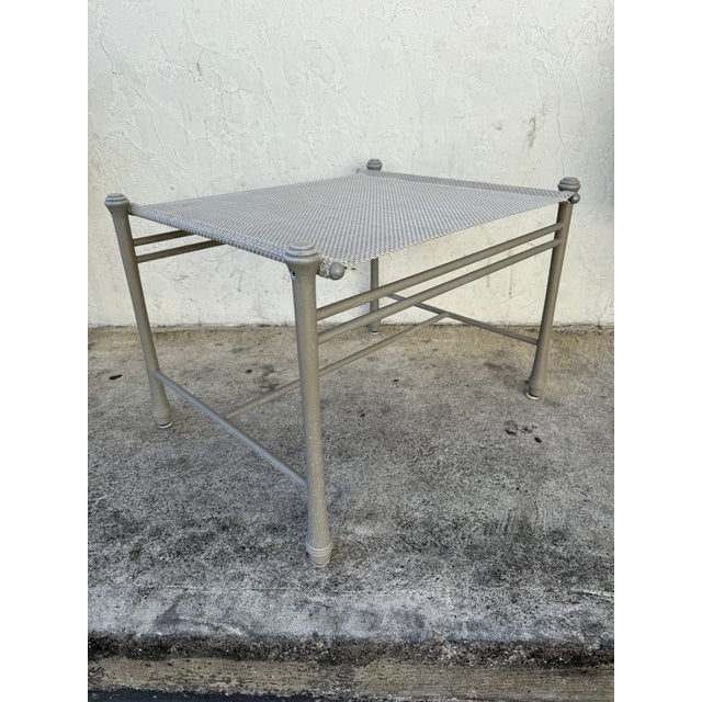 Giati Designs Aprio Collection Outdoor Ottoman For Sale - Image 4 of 12