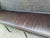 Vintage Leather Cushion Cane Settee For Sale - Image 9 of 17