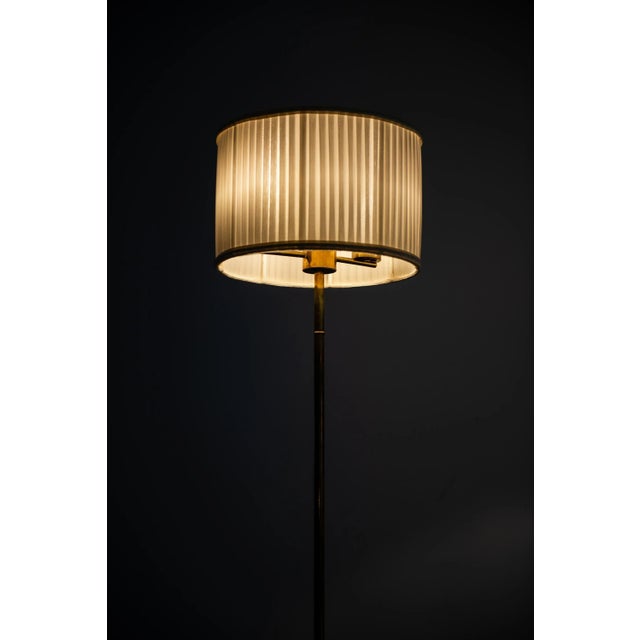 Swedish Brass Floor Lamp from Stilarmatur, 1950s For Sale - Image 6 of 10