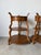 Hollywood Regency Hollywood Regency Grosfeld House Walnut Three-Tier End Tables – Pair For Sale - Image 3 of 16