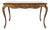 Vintage Louis XV–Style Carved Walnut Writing Desk or Console Table For Sale