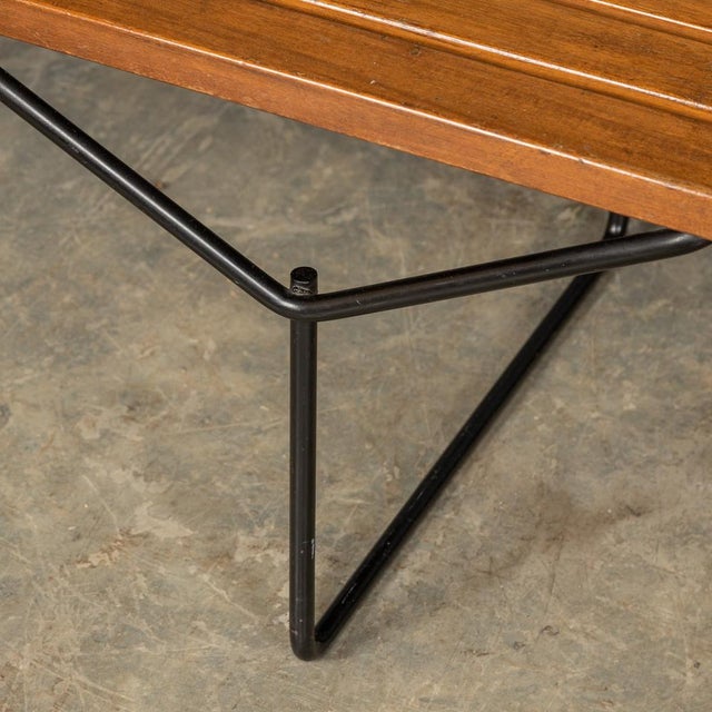 Scandinavian Teak Bench, 1950s For Sale - Image 9 of 11