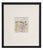 Wood Purvis Young Color Drawing 1990’s , Framed and Signed, 23” X 20” For Sale - Image 7 of 10