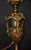 Gothic Revival Bronze Three-Handled Urn Table Lamp with Vianne Flame Shade For Sale - Image 10 of 18