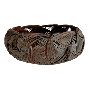 Vintage Japanese Bamboo Ikebana Basket