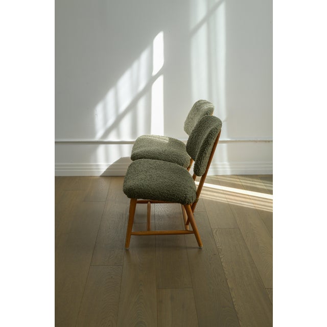 Gray Alf Svensson TeVe Lounge Chairs by Ljungs Industrier Ab Sweden, 1953 For Sale - Image 8 of 15