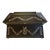 19th Century Dark Tea Caddy With Intricate Mother of Pearl Inlay For Sale