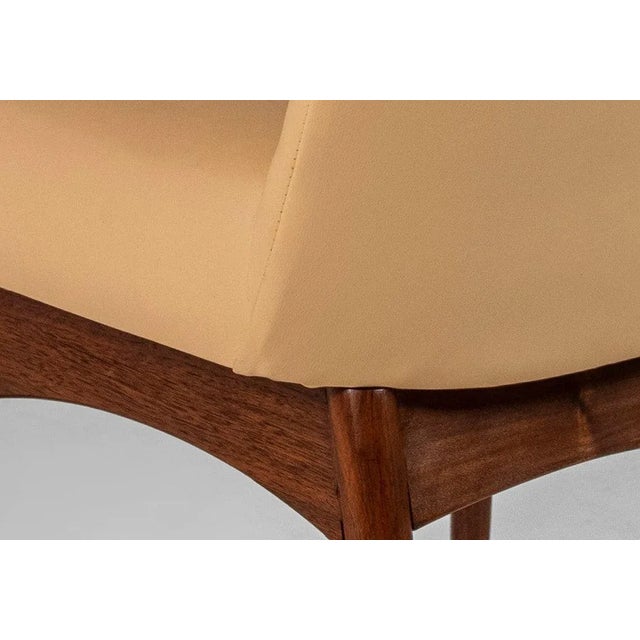 Cream Adrian Pearsall Model 1613-C Dining Chairs for Craft Associates, circa 1960s - Set of 4 For Sale - Image 8 of 10