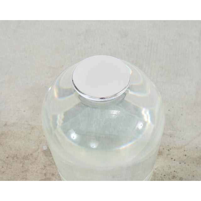 Charles Hollis Jones Le Dome Lucite Dining Table For Sale - Image 11 of 12