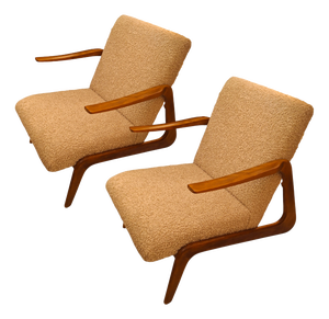 Mid-Century Italian Armchairs, 1970s, Set of 2