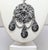 1970s Vintage Signed Napier Silvertone Brutalist Pendant Necklace For Sale - Image 5 of 9