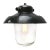 Black enamel industrial pendant lamp clear, light frosted, glass e27/ e26 depending on destination, all lights are rewired...