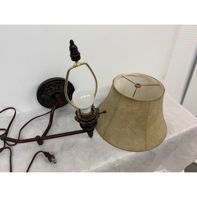 Rustic Barnes & Ivy French Rustic Swing Arm Sconces, Pair For Sale - Image 3 of 12