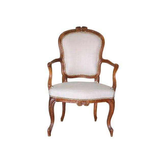 Early 18th Century 1700s Louis XVI Armchairs - Set of 8 For Sale - Image 5 of 8