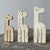 Vintage Travertine Giraffe Sculptures by Enzo Mari for Fratelli Mannelli, A Trio, Circa 1970s. Figural flat cut giraffes...