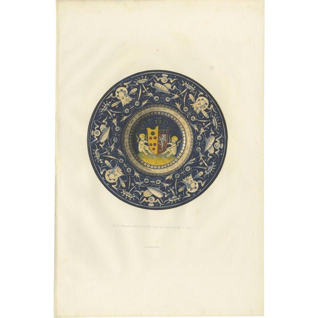 Mid 19th Century Delange, Plate of Mr. De Basilewski, 1869, Print For Sale - Image 5 of 5
