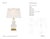 Chapman & Myers by Visual Comfort Signature Fang Gourd Table Lamp in Ivory Crackle with Linen Shade Designer: Chapman &...
