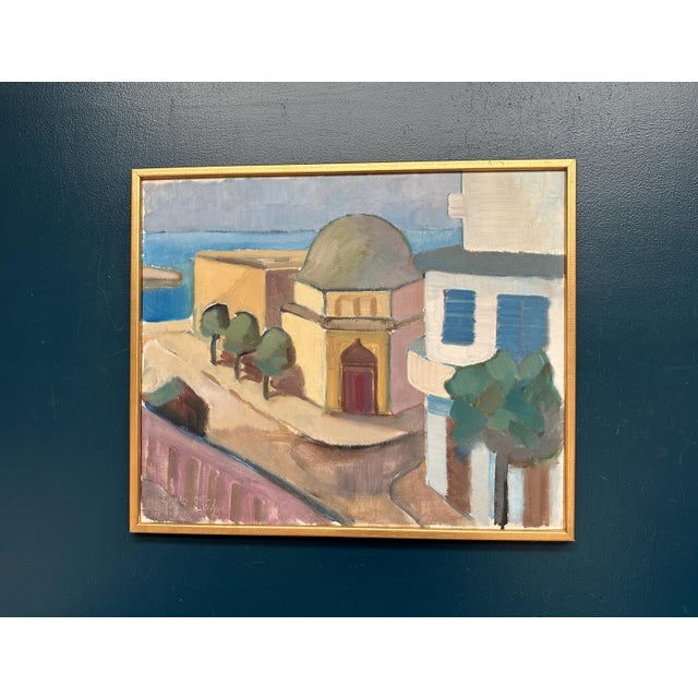 L. Wilton, Rhodes, 1962, Oil Painting on Canvas, Framed For Sale - Image 14 of 18