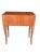 Vintage Baker Furniture French Regency Side Tables, Pair | Mid-Century Cherry Demilune Nightstands With Gilt Reeded Drawers For Sale - Image 9 of 15