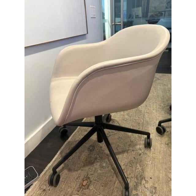 Muuto Fiber Armchair with swivel base. We have 6 if bulk purchase is prefered. Attached in the photo is a screenshot from...