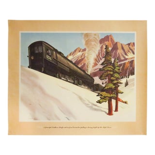 1950 American Transport Poster, 'Southern Pacific Lines (High Sierra),' William Haines Hall For Sale